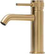 Allen Brau Priority Смеситель для раковины, без донного клапана, излив 13,1 см, цвет: золото браш 5.31A01-GB