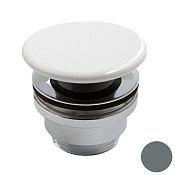 Nic Design Донный клапан Click-clack черный матовый с керамической крышкой, цвет: Cenere 059 007 717 059