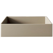 Nic Design Canale Раковина накладная 40х40х12h, цвет: Sabbia 051 001 217 051