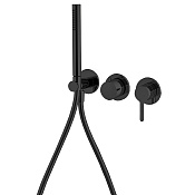 Fima Carlo Frattini Snap Смеситель для душа встр, внешняя часть, с душевым компл., цвет: black matt F3129WX8NS