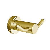Fima Carlo Frattini Rotola Крючок для полотенец двойной, подвесной, цвет gold F6004/2OR