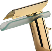 Paini Morgana Смеситель для биде с донным клапаном, излив 15,7 см, цвет: золото глянцевое PVD 73OP306VR