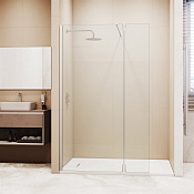 RGW Душевое ограждение walk-in 8 мм, Easy Clean, 120х195h см, стекло прозрачное, цвет: хром глянец 351005123-11