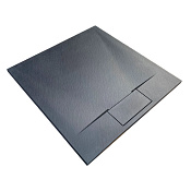 RGW Smc Поддон для душа из стеклопластика, 80х120х2,6h см, цвет: черный матовый 553702812-04