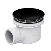 RGW Сифон для поддона, сухой затвор, цвет: черный матовый 18241106-04