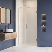 RGW Hotel Душевая дверь в нишу, универсальная 120х195h см, стекло прозрачное, цвет: хром глянец 350601212-11