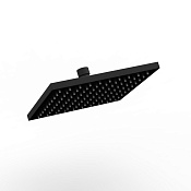 Paini Milano Верхний душ квадратный 25 см, с 1 видом струи, цвет: черный матовый 50YO759Q25ABS