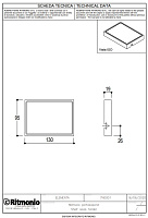 Ritmonio Elementa Мыльница на рейлинг, композит, цвет: white acrylic stone 7N0001F38