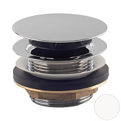 OMP Tea Clicker Донный клапан без перелива click-clack, цвет: белый матовый 8568.060.6.XD