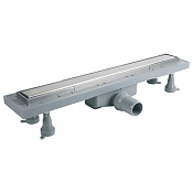 OMP Tea Deflow Дренажный канал 80 см, щельевой, цвет: нержавеющая сталь 973.201.8