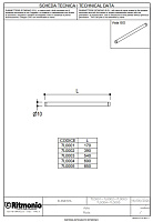 Ritmonio Elementa Рейлинг для аксессуаров 54 см, цвет: ix brushed 7L0003IX