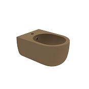 Olympia Milady Биде подвесное 52х36 см с 1 отвер. под смеситель и переливом, цвет: бежевый матовый MIL220107