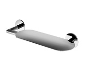 Alpi Allen Полка подвесная латунная 36,2 см, цвет: chrome PRE 075 CR