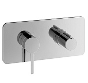 Alpi Nu Смеситель для душа на 2 потребителя, встраиваемый, внешняя часть, цвет: chrome NU 24ELV869 CR