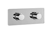 Alpi Nu Смеситель для душа термостатический на 2 потребителя, встраив., внешняя часть, цвет: chrome NU 24ELV163 CR