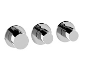 Alpi Nu Смеситель для душа термостатический на 3 потребителя, встраив., внешняя часть, цвет: chrome NU 24EHN169 CR