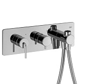 Alpi Allen Смеситель для душа на 3 потреб., встраиваемый, внешняя часть, ручной душ, цвет: chrome AL ELV869D CR