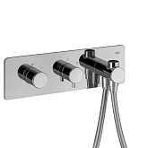 Alpi Allen Смеситель для душа термостат. на 3 потреб., встр., внешняя часть, ручной душ, цвет:chrome AL ELV163D CR