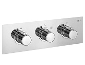 Alpi Blue Смеситель для душа термостатический на 3 потреб., встр., с внутренней частью, цвет: chrome BU 85L169 CR