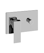 Alpi Una18 Смеситель для душа на 2 потребителя, встраиваемый, внешняя часть, цвет: chrome UN EL863 CR