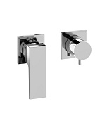 Alpi Una18 Смеситель для душа на 2 потребителя, встраиваемый, внешняя часть, цвет: chrome UN ELN863 CR