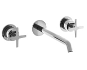 Alpi Nu Смеситель для раковины встраиваемый, внешняя часть, длина излива 23 см, цвет: chrome NU 24E892 CR