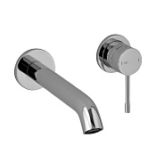 Alpi Blue Смеситель для раковины встраиваемый, внешняя часть, длина излива 17,6 см, цвет: chrome BU EL876 CR