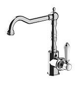 Alpi London Смеситель для кухни без выдвижного излива и возможности подключения фильтра, цвет:chrome LO 41482 CR