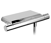 Alpi Nu Смеситель для душа накладной термостатический, без ручного душа, с полочкой, цвет: chrome NU 55156 CR