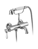 Alpi London Смеситель для душа накладной, с ручным душем и изливом, цвет: chrome LO 41800 CR