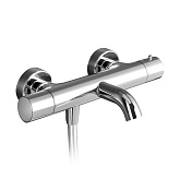 Alpi Blue Смеситель для душа накладной термостатический, без ручного душа, с изливом, цвет: chrome BU 85106 CR