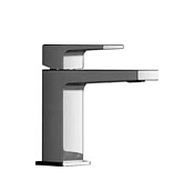 Alpi Una18 Смеситель для раковины, без донного клапана, длина излива 12,7 см, цвет: chrome UN 18176/S CR