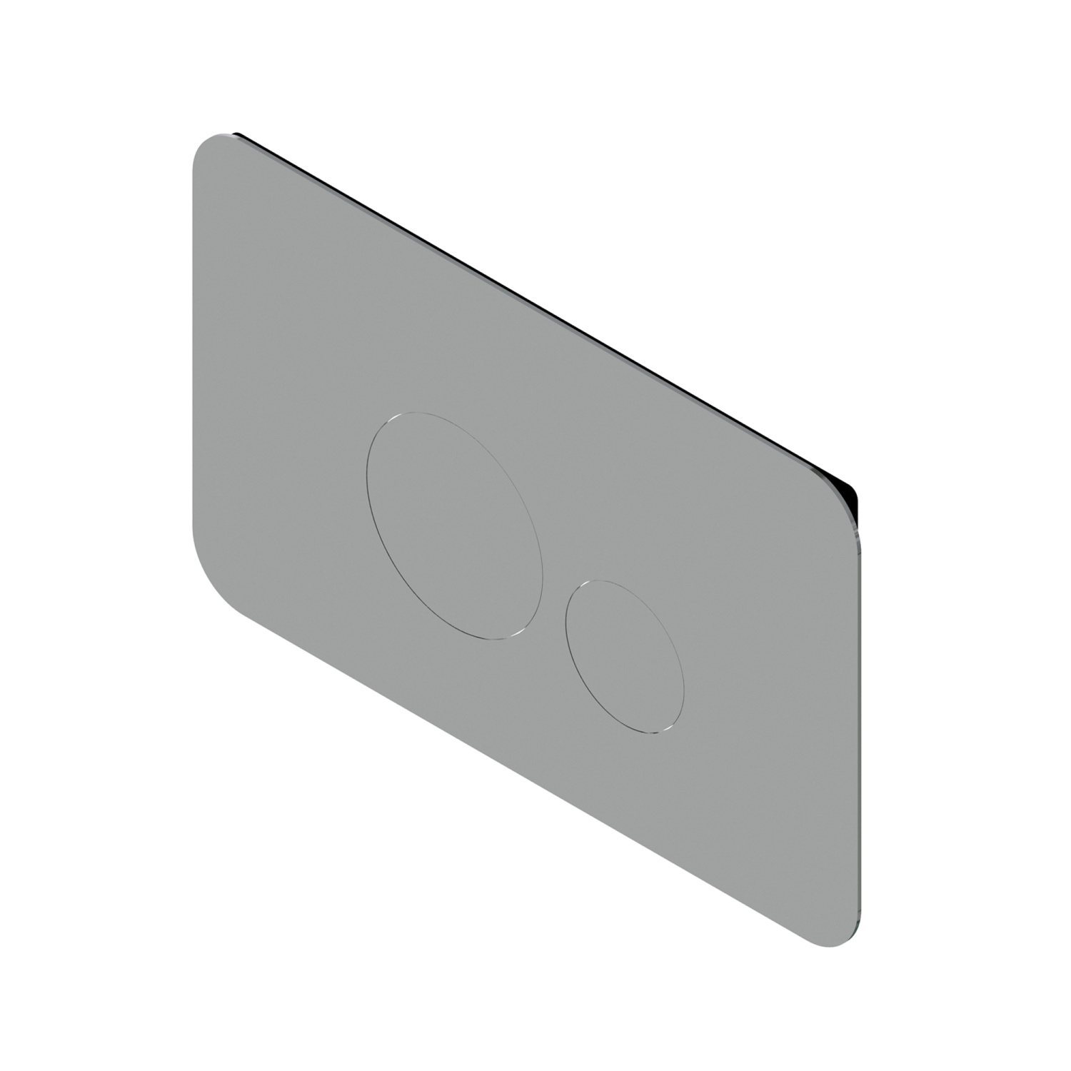 Ritmonio Complementi Клавиша смыва 26x0,8x16h см, цвет: crl chrome 78T003CRL