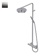 Ritmonio Shower System Душевая стойка: термостат, держатель для душа, шланг 150 см, цвет: ix brushed 7ADN207IX