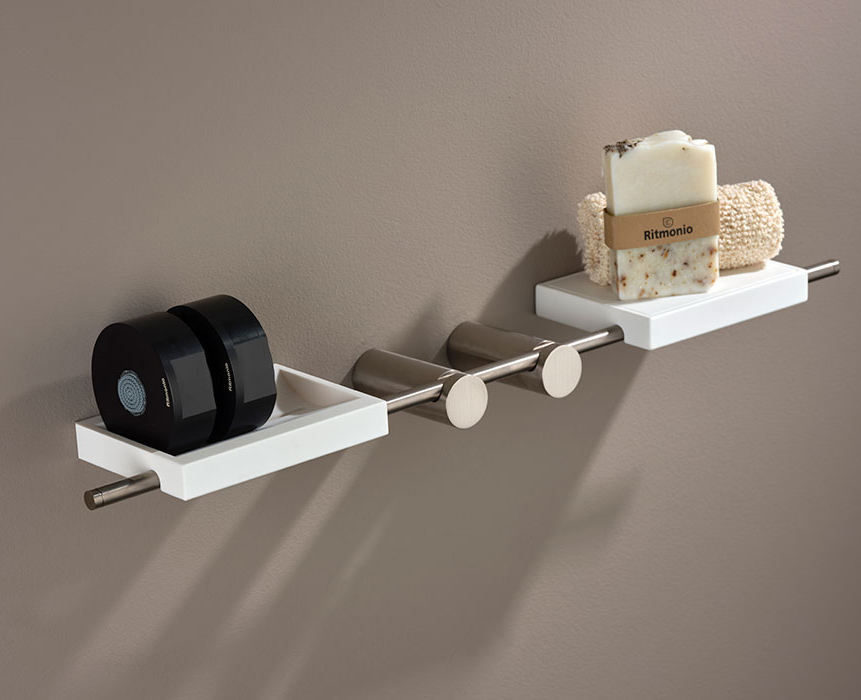 Ritmonio Elementa Стакан встраиваемый, латунь, цвет: crl chrome 7DS002CRL