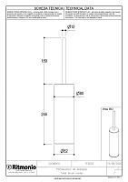 Ritmonio Elementa Ершик для унитаза напольный, цвет: ix brushed 7ES003IX