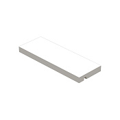 Ritmonio Elementa Полка на рейлинг 26x9,5 см, цвет: white acrylic stone 7N0004F38