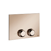 Gessi Venti20 Кнопка смыва для унитаза, 2 режима, латунь, цвет: copper PVD 54657#030