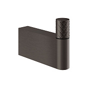 Gessi Habito Intreccio Крючок для полотенец одинарный, подвесной, цвет: black metal brushed PVD 70123#707