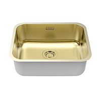 Paulmark Vello  Кухонная мойка нержавеющая сталь 53,3х43,3 см, цвет: светлое золото VE53-LG