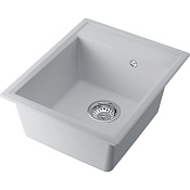 Omoikiri Daisen 42-WH Кухонная мойка из Artgranit 42x51 см, цвет: белый 4997520