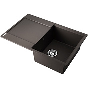 Omoikiri Daisen 78T-ES Кухонная мойка из Tetogranit 78x51 см, оборачиваемое крыло цвет: espresso 4997215