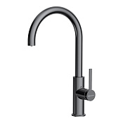 Omoikiri Okawa 2 Plus-GM Смеситель для кухни с подключением фильтра цвет: вороненная сталь 4994550