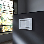 Am.Pm PrimeFit S Кнопка смыва для унитаза, 2 режима, пластик, цвет: хром глянцевый I090251