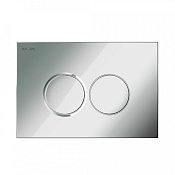 Am.Pm ProC Кнопка смыва для унитаза, 2 режима, пластик, цвет: хром глянцевый I070151