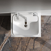 Am.Pm Func Раковина накладная 60,8х49,2 см, с переливом, цвет: белый матовый M8FWPC0600WM