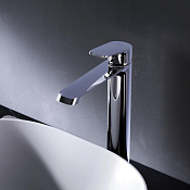 Am.Pm Func Смеситель для раковины высокий, без донного клапана, излив 17 см, цвет: хром глянец F8F92000