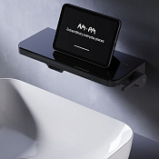 Am.Pm Func Смеситель для раковины встр. с внутренней частью, излив 15,2 см, цвет: черный мат. F8F72722