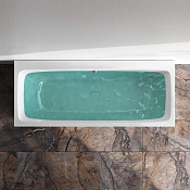 Am.Pm Func Ванна встраиваемая 170х70 см, слив по центру, акрил, цвет: белый глянцевый W84A-170-070W-A