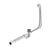 Am.Pm Слив-перелив для ванны полуавтоматический, цвет: хром глянцевый W90A-1000-OFL